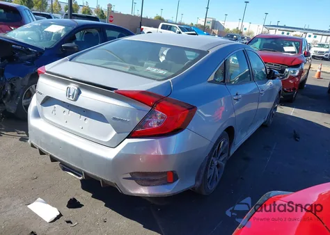 2019 Honda Civic Sport z USA, uszkodzony, nr VIN 2HGFC2F89KH603457